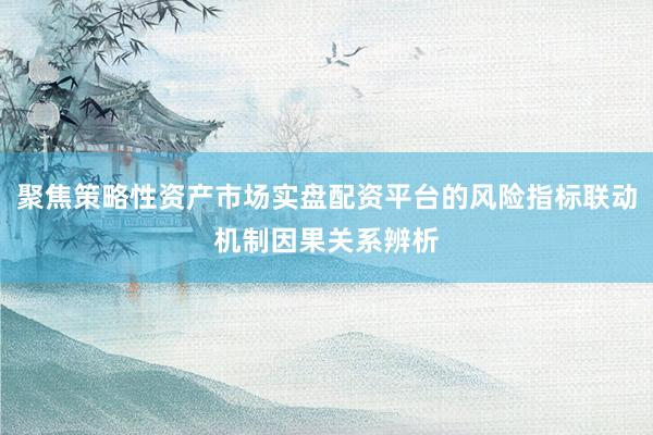 聚焦策略性资产市场实盘配资平台的风险指标联动机制因果关系辨析