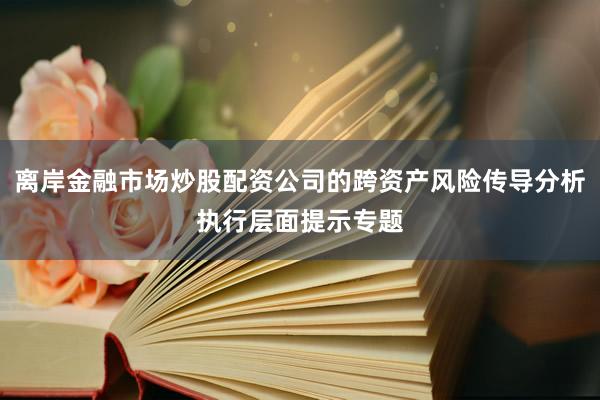 离岸金融市场炒股配资公司的跨资产风险传导分析执行层面提示专题