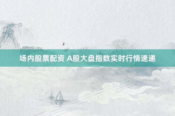 场内股票配资 A股大盘指数实时行情速递